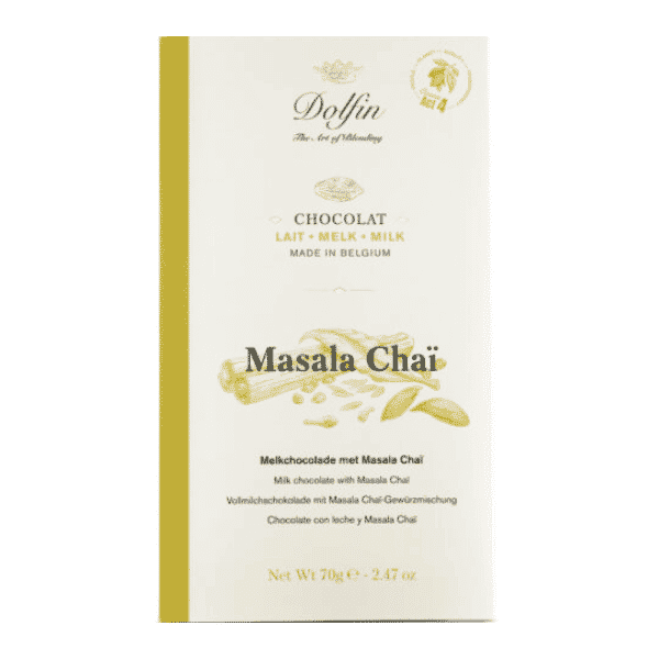 Tablette de chocolat au lait 37%-Dolfin-Masala Chaï